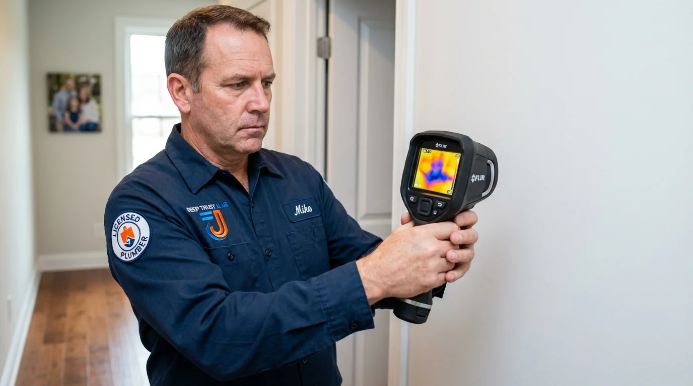 Thermal imaging leak detection by Johns Plumbing LLC in Marengo